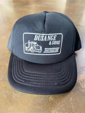 VTG 80s Dusange & Sons Insulated Trucker Hat